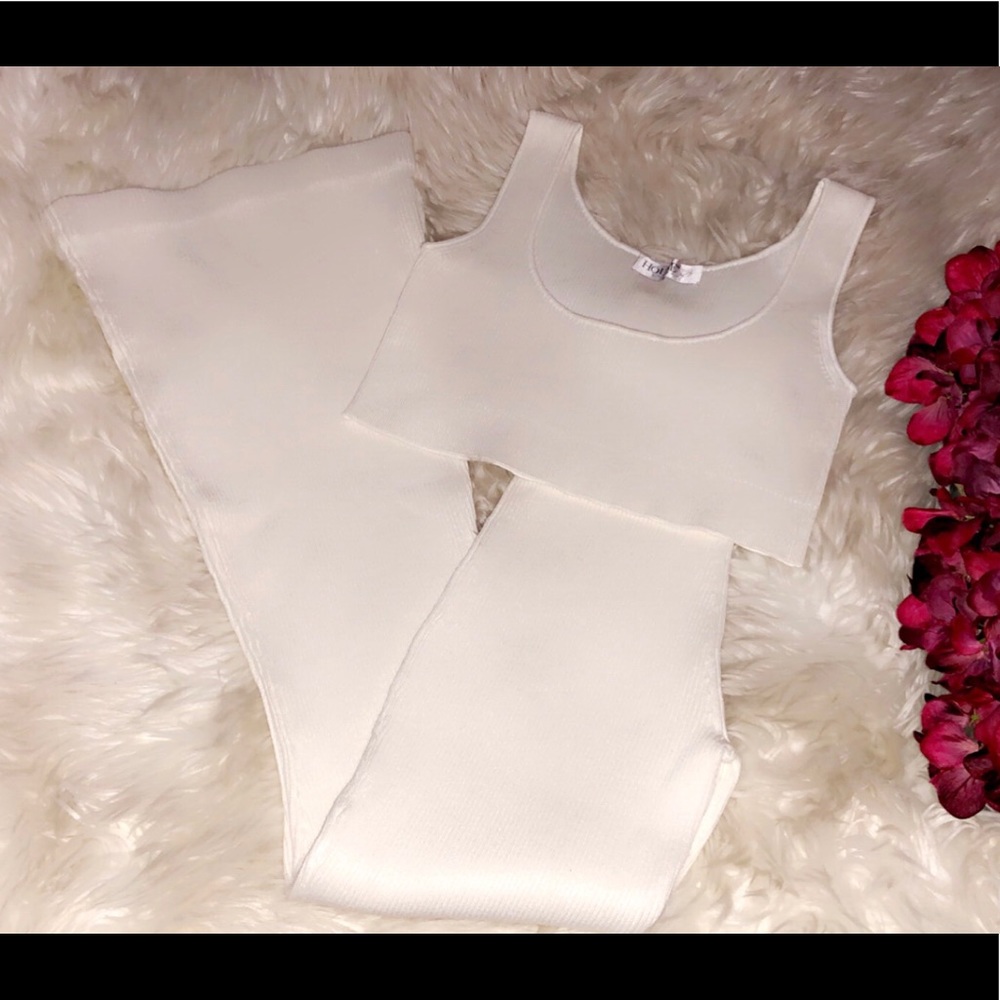 🆕HOUSE OF CB White Ribbed Set - Picture 5 of 7